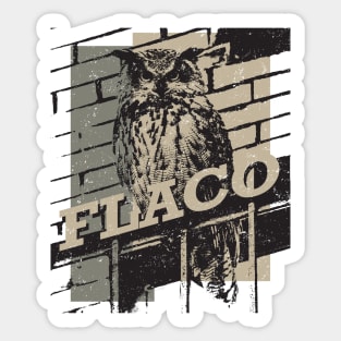 FLACO New York Owl 3 by Buck Tee Original Sticker